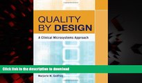 Buy book  Quality By Design: A Clinical Microsystems Approach online to buy
