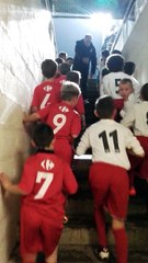 NOS U9 au stade DIOCHON en ouverture de match QRM-AVRANCHES