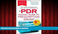 liberty book  PDR Pocket Guide to Prescription Drugs, 9th Edition (Physicians  Desk Reference