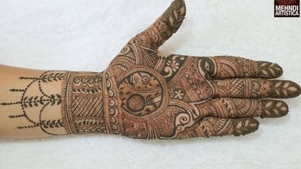 FullHand Beautiful Stylish Bridal Mehndi Designs_Unique Latest Karwa Chauth Heena
