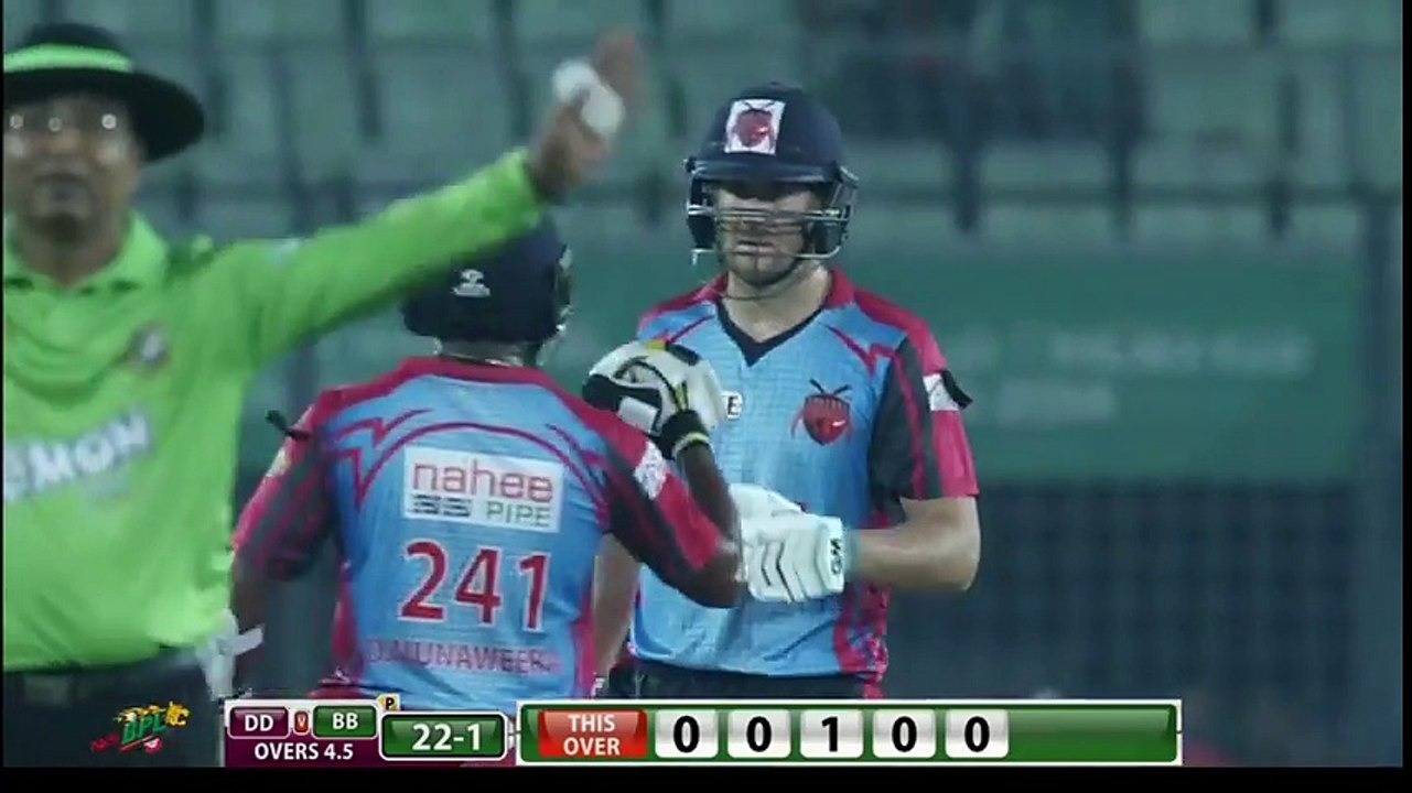 BPL 2016 Barisal Bulls vs Dhaka Dynamites Full Highlights