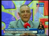 Paco Moncayo cumplió agenda en Guayaquil