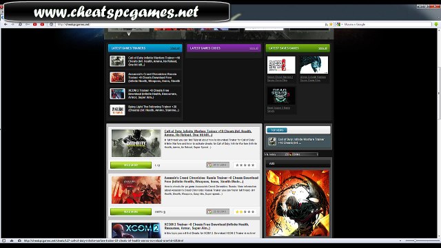 Call of Duty: Infinite Warfare Trainer +10 For PC Free Infinite Health, Ammo, No Reload