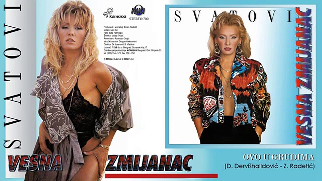 Vesna Zmijanac - Ovo u grudima