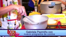 Gabriela Pazmiño ahora tiene su propio programa de cocina