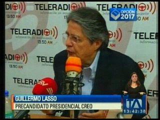 Guillermo Lasso se refirió a la respuesta de Moreno ante su propuesta de debate