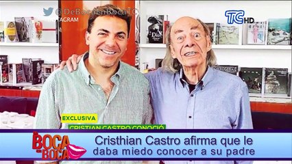Cisthian Castro afirma que le daba miedo conocer a su padre