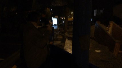 Une route s'effondre à Lanester