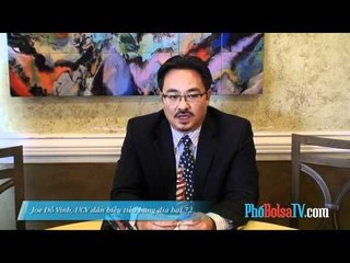 ƯCV dân biểu tiểu bang California điạ hạt 72 Joe Đỗ Vinh họp báo - PHẦN 1