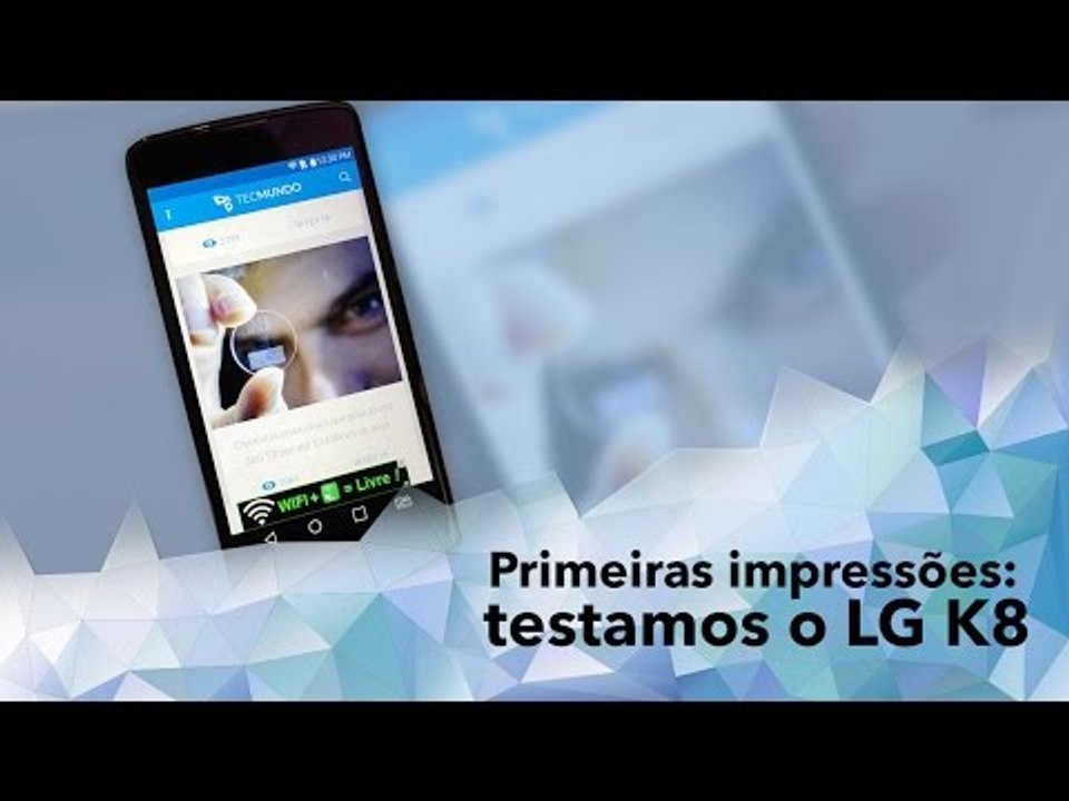 Hands-on: testamos o novo smartphone LG K8