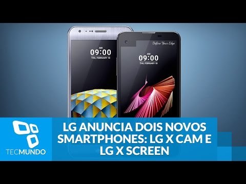 LG anuncia o lançamento de dois novos smartphones: LG X Cam e LG X Screen
