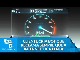 Cliente cria bot que reclama com operadora sempre que a internet fica lenta