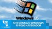 Saudades: site simula o Windows 95 e todas as suas funções pelo navegador