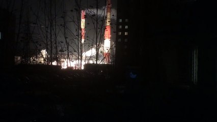 Короткое замыкание на ТЭЦ г.Мурманск