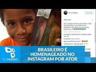 Brasileiro é homenageado no Instagram por ator de ‘O Despertar da Força’