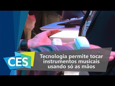 Tecnologia da Intel permite tocar instrumentos musicais usando só as mãos - CES 2016 - TecMundo