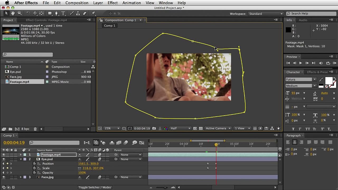 AFTER EFFECTS TUTORIAL - Eye Zoom Transition