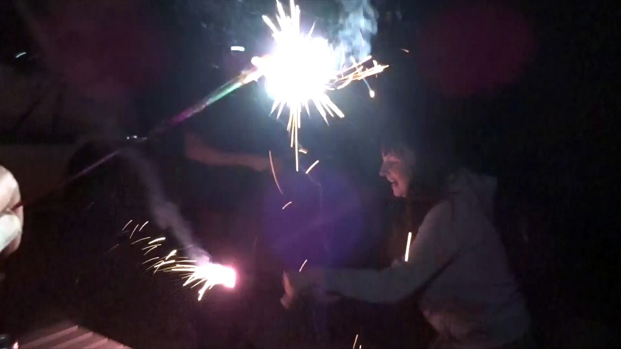 Superbowl & sparklers (2)