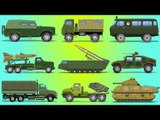 Army Vehicles For Toddlers | Street Vehicles | Police Vehicles