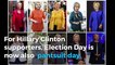 Election Day is also pantsuit day for Clinton supporters