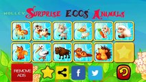 Surprise Eggs Animals - Kids Learn Animals Names with Surprise Eggs | Wolley Plays Educational Games
