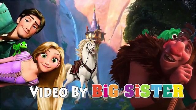 Tangled Daddy Finger ✦ Finger Family ✦ Funny Animation Nursery Rhymes & Songs for Children