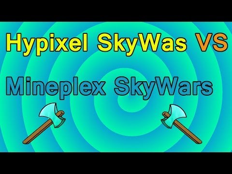 Hypixel Skywars VS Mineplex Skywars!
