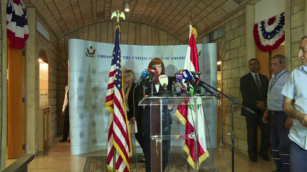 Election night at the US embassy in Beirut