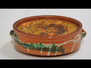 طاجن فول بالخضار و البيض | نجلاء الشرشابي