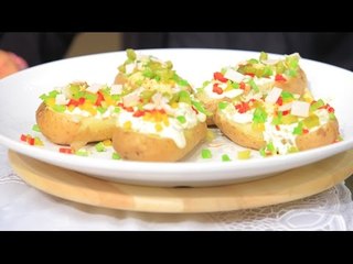 بطاطس مشوية محشية  | سالي فؤاد