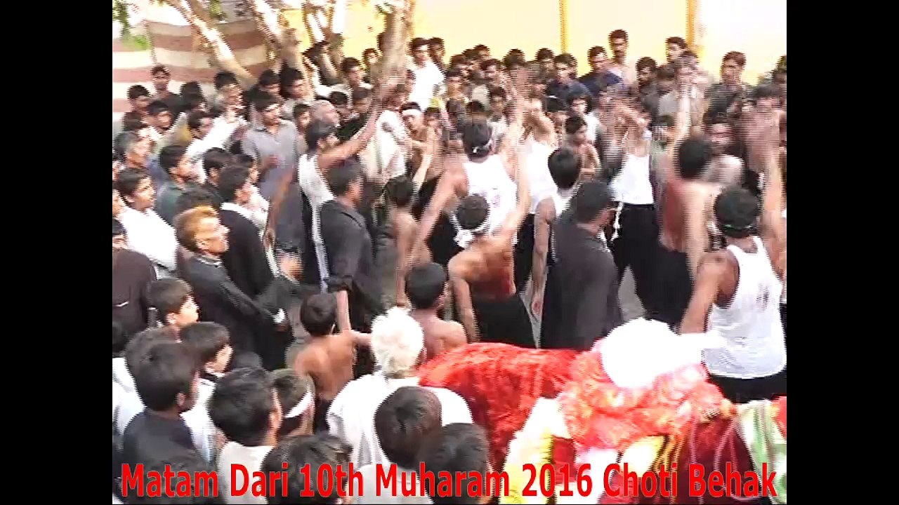 Matam Dari 10th Muharam 1438(2016) Choti Behak Hafizabad