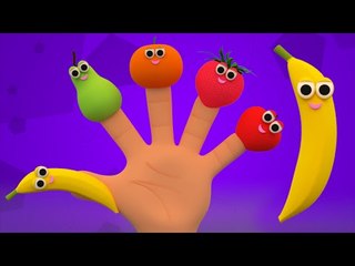 Fruits Finger Family | Nursery Rhymes For Children | 3D | English Rhymes