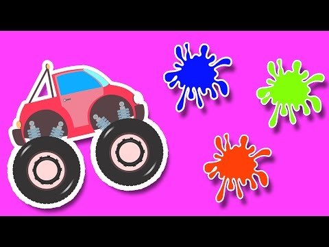 Monster Truck Colors | Learn Colors | Colors For Kids