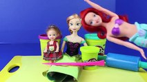 Frozen Mermaid Play Doh Krista Barbie Doll Little Mermaid Ariel Play-Dough