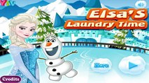 Disney Princess Elsas Laundry Time | Best Game for Little Kids - Baby Games To Play
