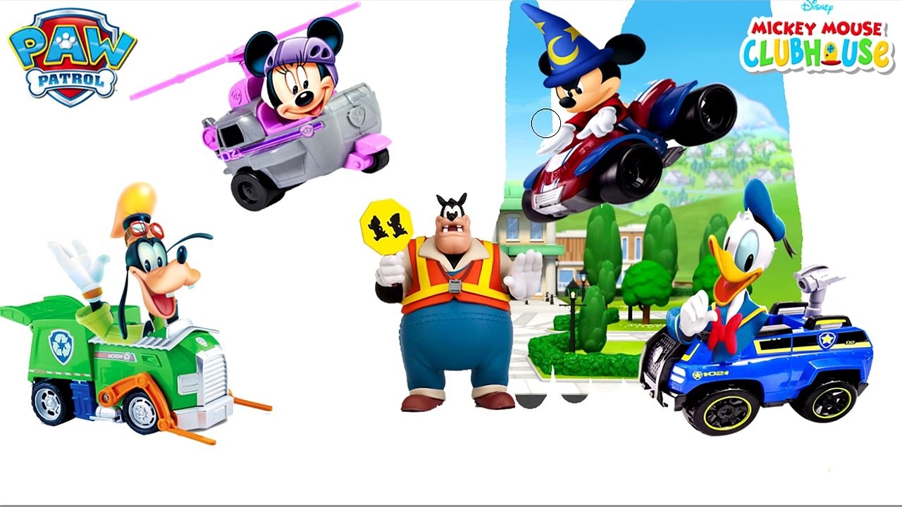 MICKEY CLUBHOUSE Winnie Donald Transform Into CARS PAW PATROL en español │Videos for Kids #Animation