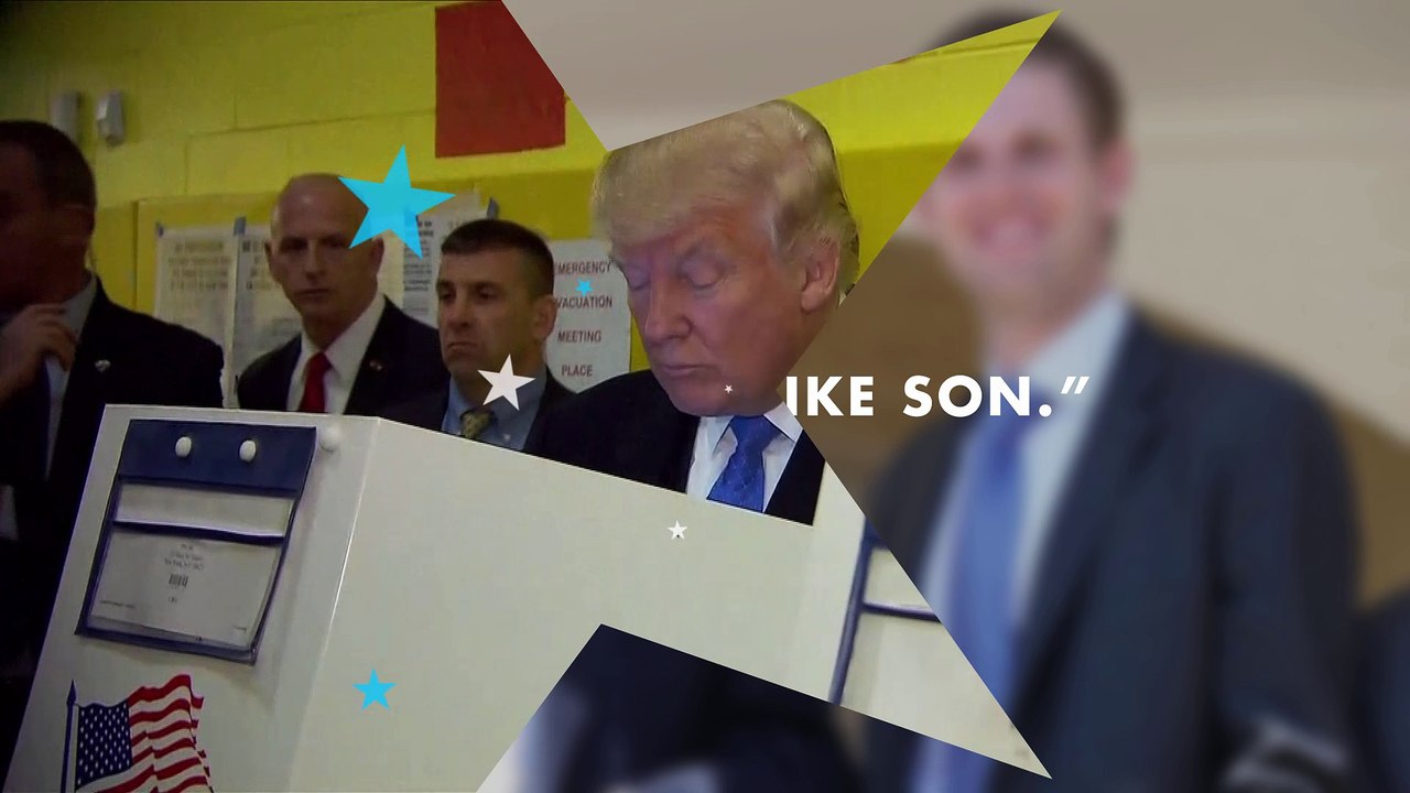 Like father like son? Donald Trump and Eric Trump appear to eye wives' ballots