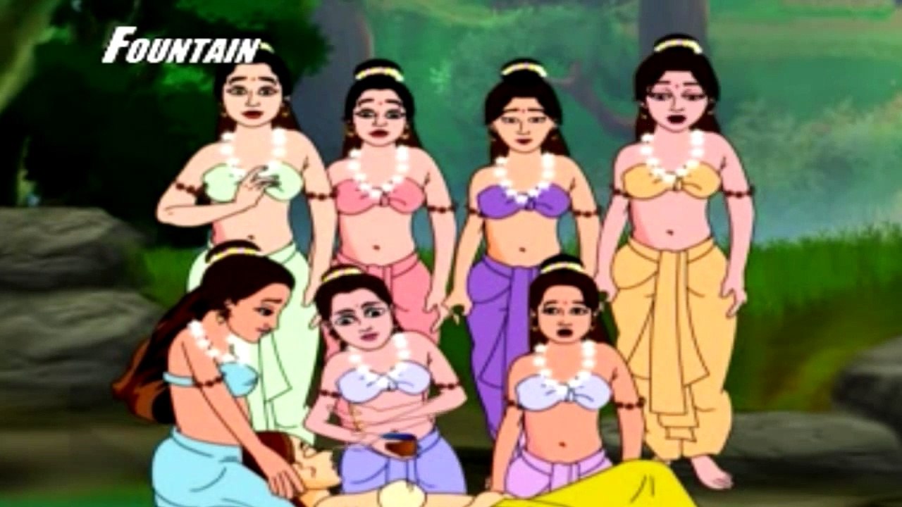 Bal Ganesh - Bal Ganesh Blesses Chitraratha Gandarva - English