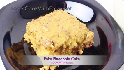 POKE PINEAPPLE CAKE *COOK WITH FAIZA*
