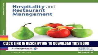 Ebook ManageFirst: Hospitality and Restaurant Management w/Online Testing Voucher (2nd Edition)