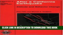 Ebook After a California Earthquake: Attitude and Behavior Change (University of Chicago Geography