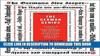 Best Seller The German Genius: Europe s Third Renaissance, the Second Scientific Revolution, and