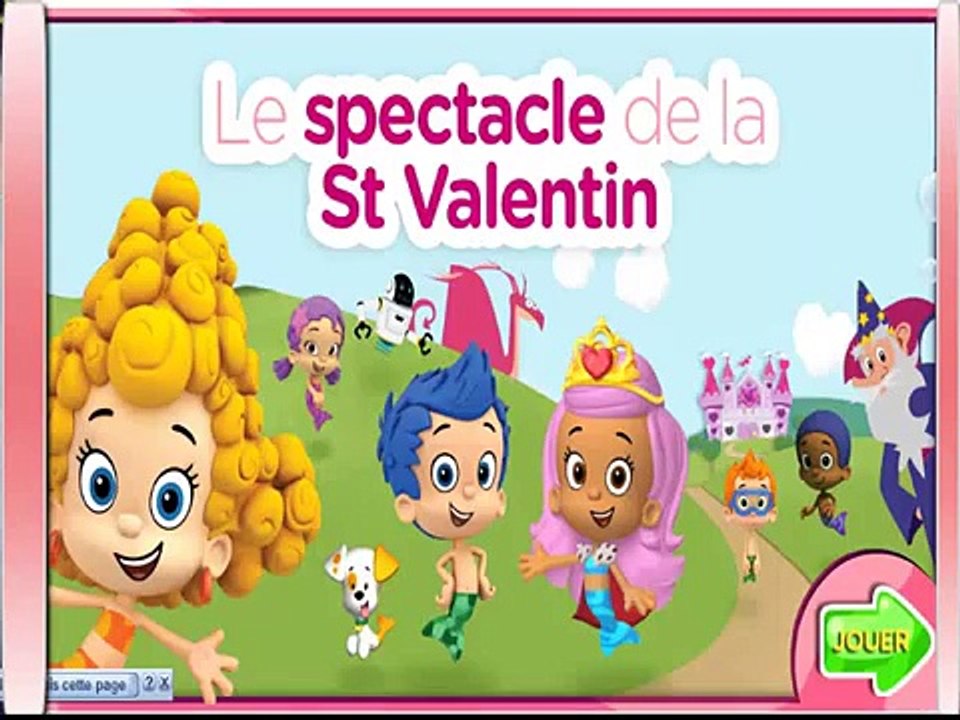 Jeux Le spectacle de la Saint Valentin - Bubulle Guppies - Partie 1
