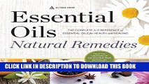 Ebook Essential Oils Natural Remedies: The Complete A-Z Reference of Essential Oils for Health and