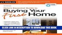 Best Seller Nolo s Essential Guide to Buying Your First Home (Nolo s Essential Guidel to Buying