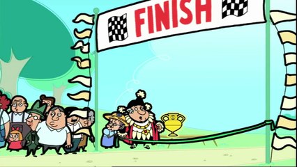 Mr Bean - Wins a race