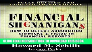 Ebook Financial Shenanigans: How to Detect Accounting Gimmicks   Fraud in Financial Reports, 3rd