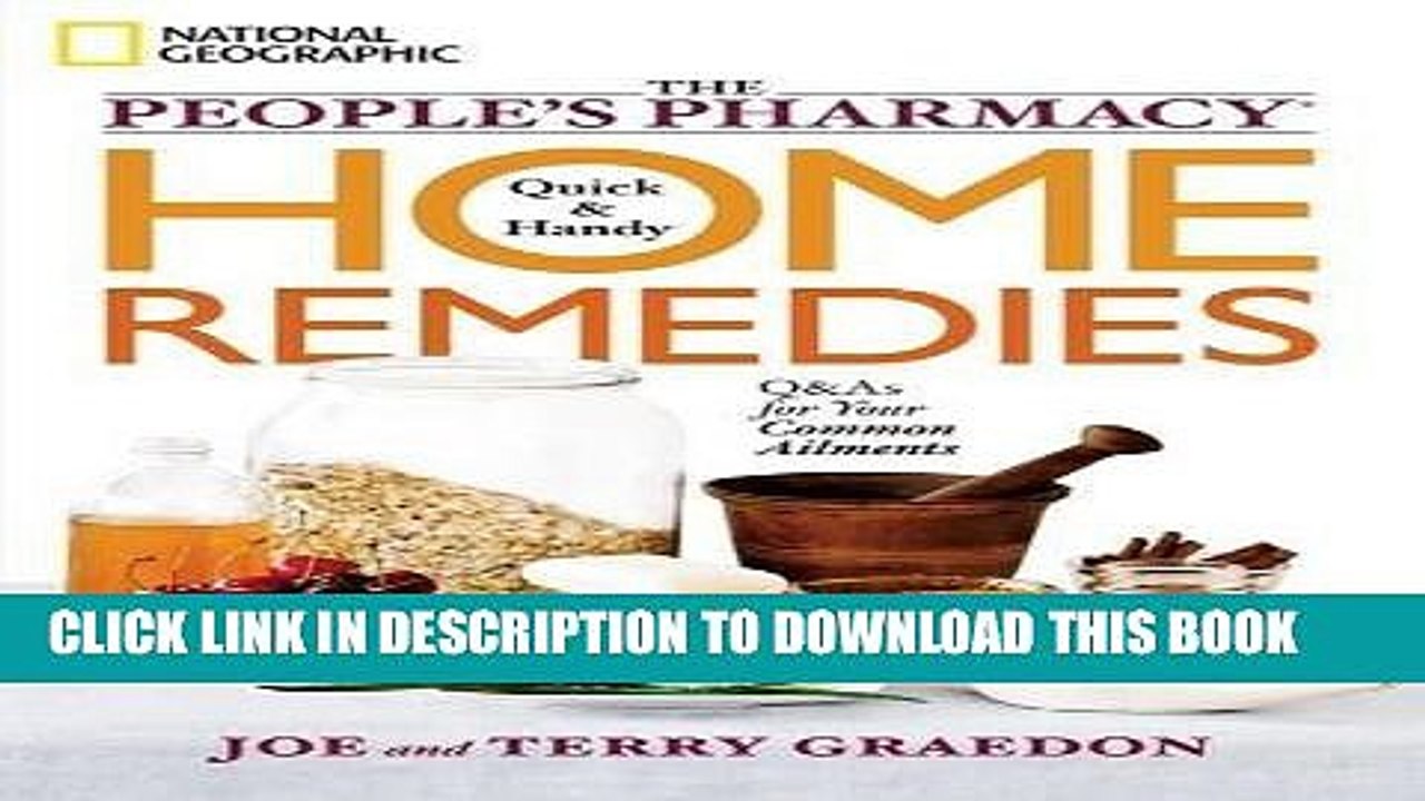 Best Seller The People s Pharmacy Quick   Handy Home Remedies Free Read