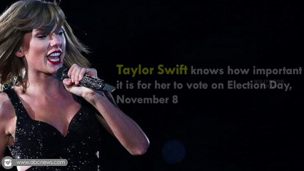 Taylor Swift Waits In Long Line To Vote On Election Day