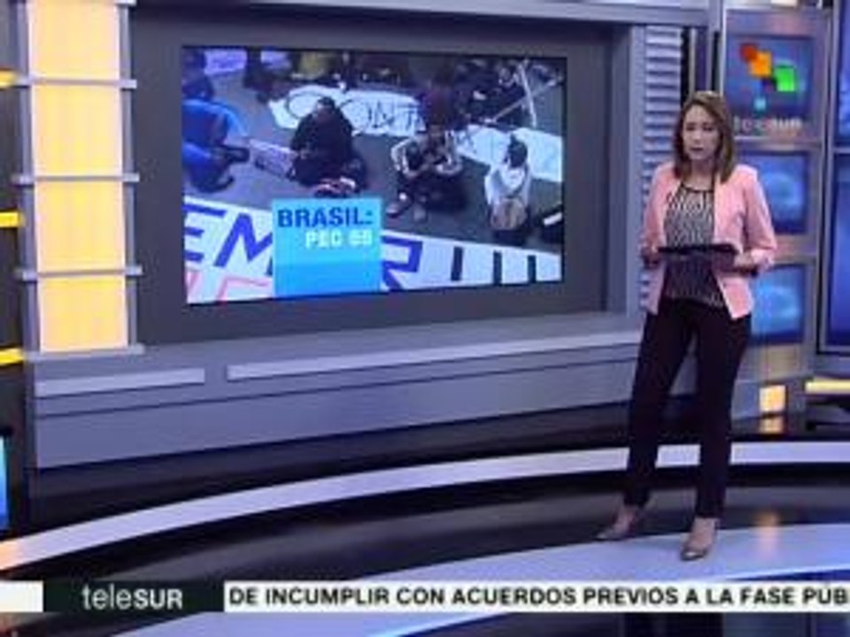 Discuten senadores de Brasil en audiencia pública enmienda PEC-55